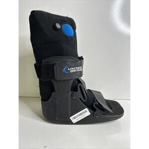 United Ortho USA14115 Short Air Cam Walker Fracture Boot Medium Black Left Right